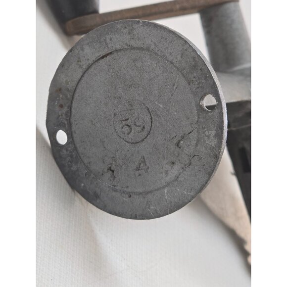 Vintage BOSTON BULLDOG Pencil Sharpener Orange Swirl Bakelite - Picture 6 of 16